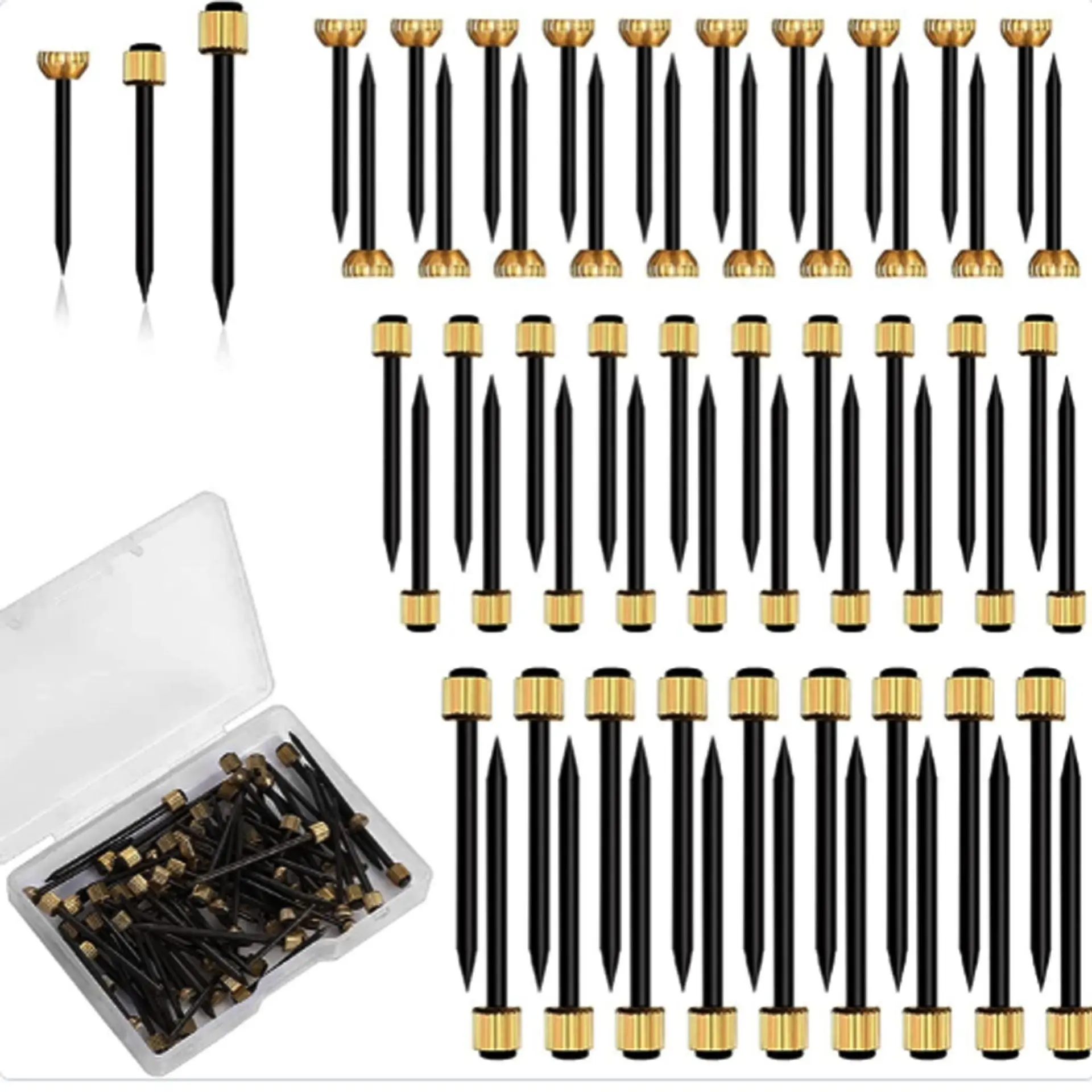 

Гвозди для фоторамок с медной головкой, 75 шт., круглые, золотистые, железные, для деревянных стен, в наличии