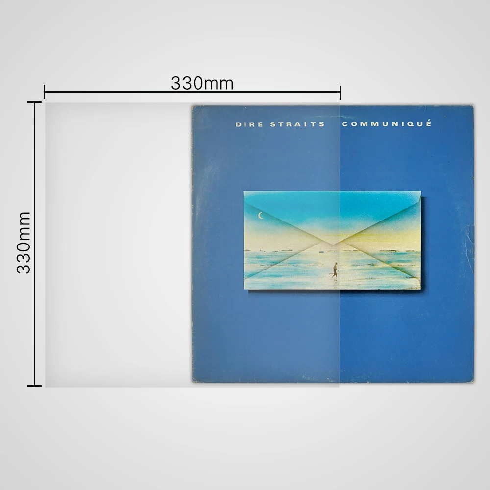 HOT 30PCS LP Flat Open Top Bag 6.7Mil Strong Cover Plastic Vinyl Record Outer Sleeves for 12\'\' Double / Gatefold 2LP 3LP 4LP