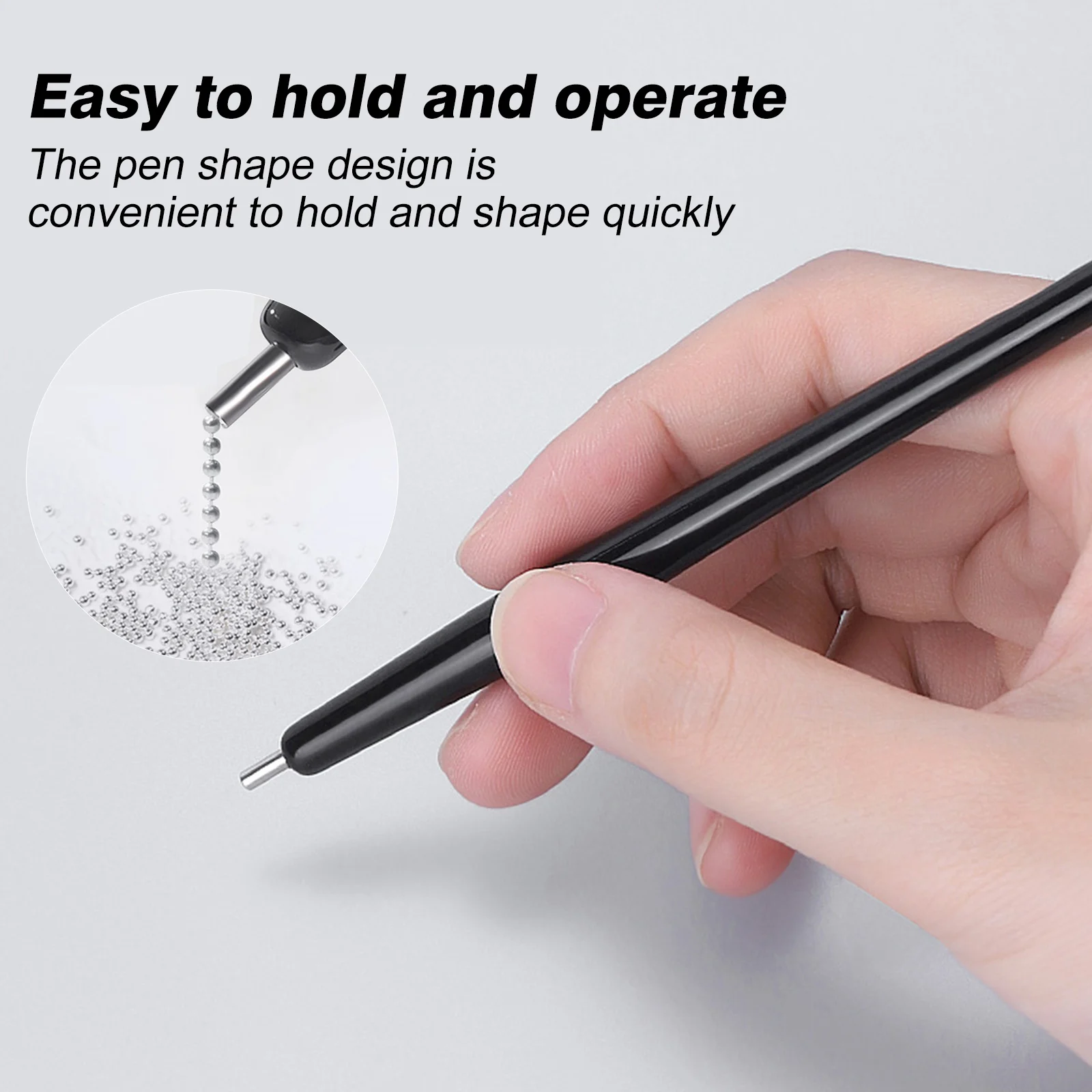 6 griglie mini caviale perline decorazioni per nail art metallo oro/argento micro sfera pendenti per unghie penna magnetica sfera gioielli per nail art fai da te