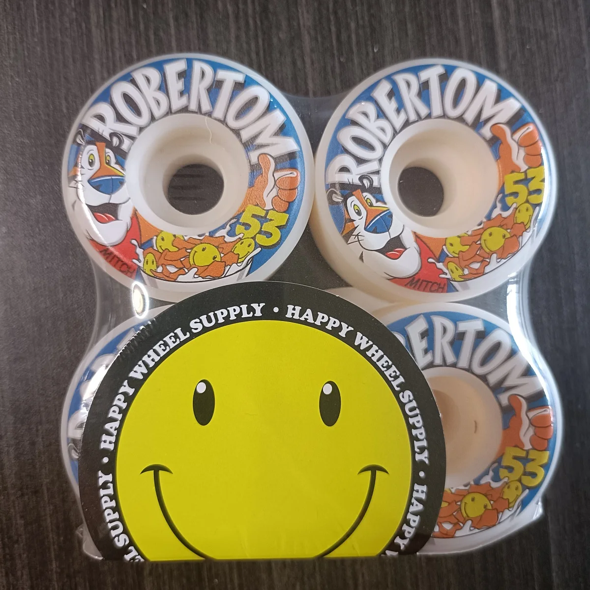 pro skateboard wheel 52mm 53mm 54mm a cut shape 104a conical shape happy