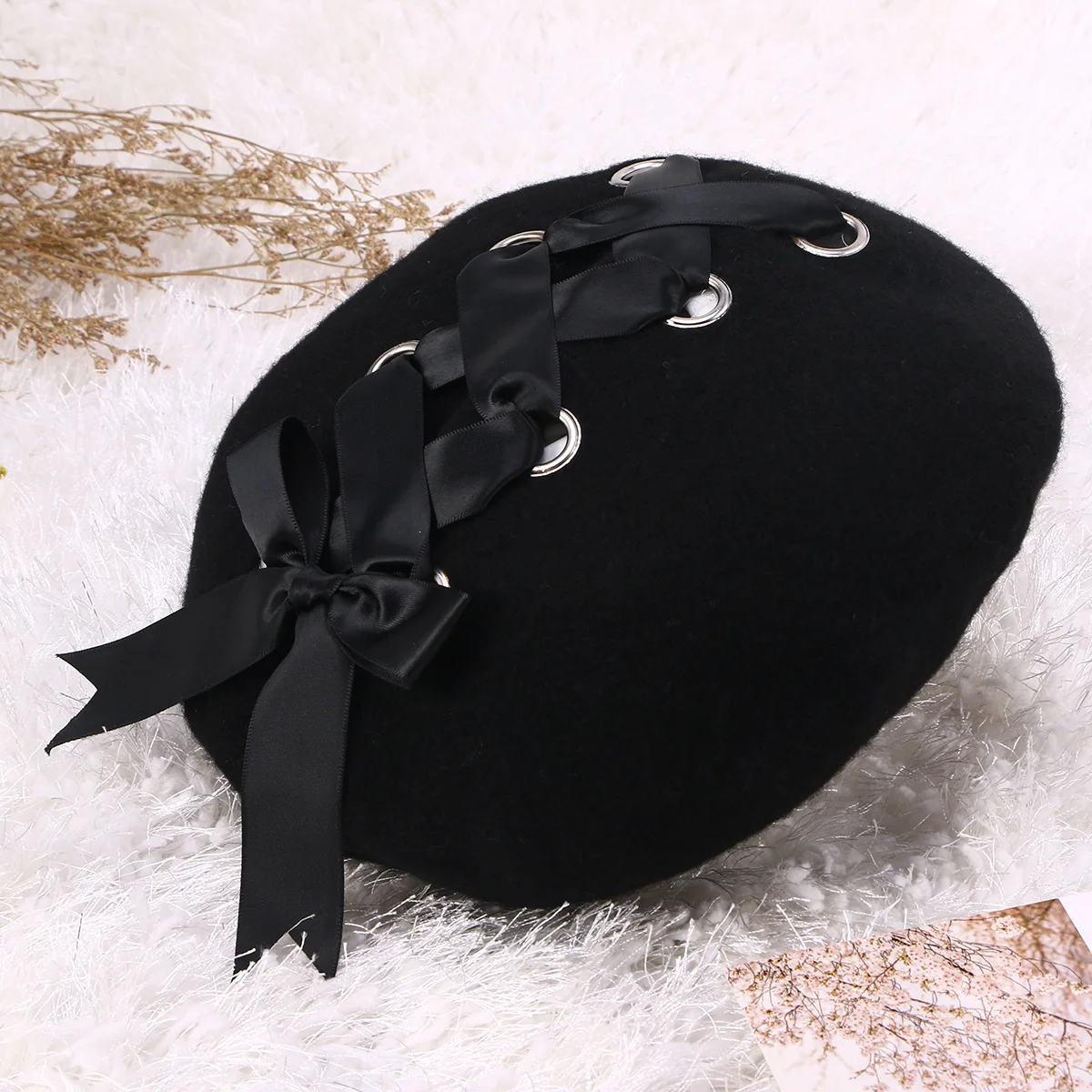 

women beret korean beret fashion beret winter beret bow beret