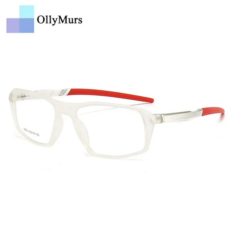 

Оправа для очков OLLYMURS TR90, новинка 2024 года, мужская, полигональная, деловая, модная, для коррекции зрения, 5758A