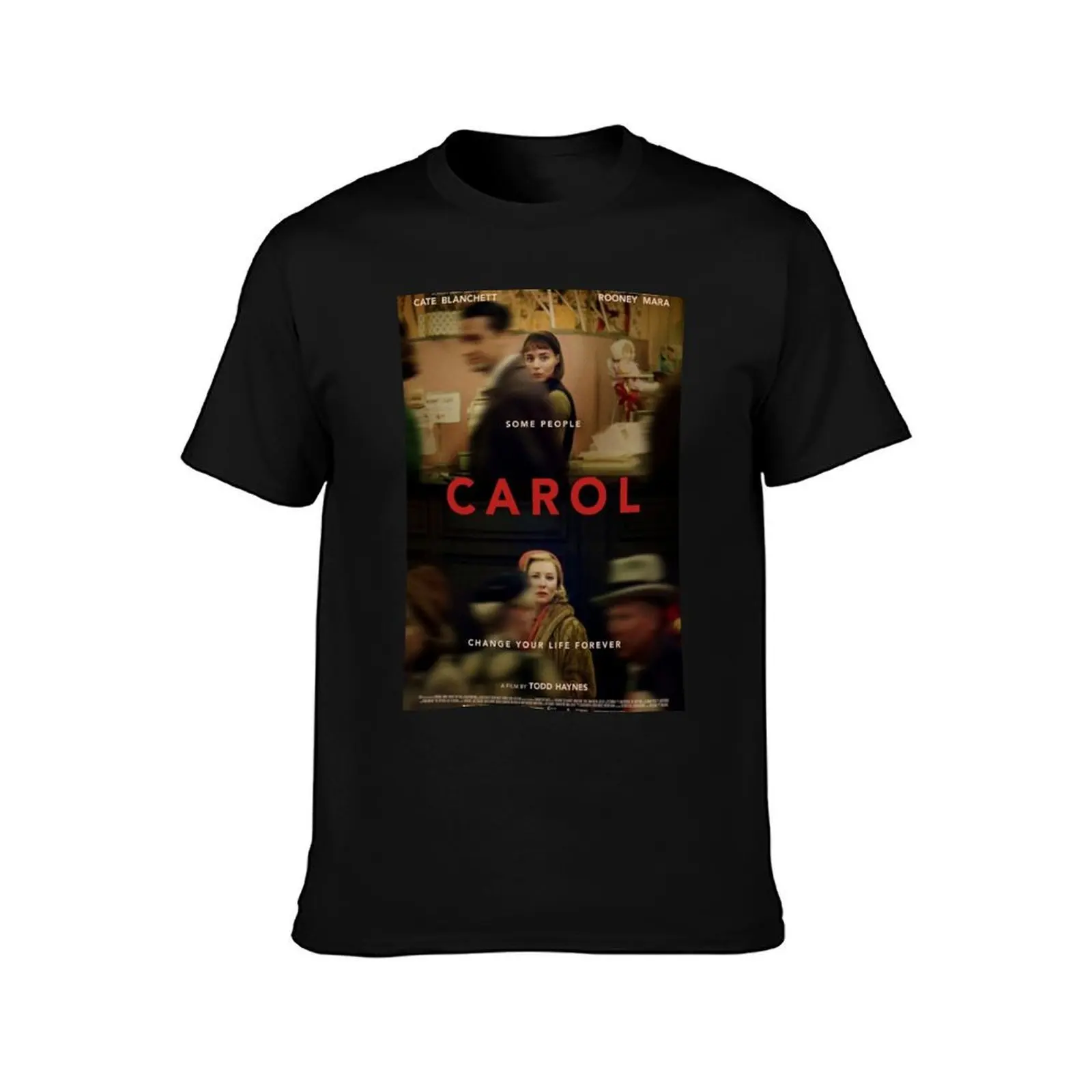 Carol (2015) T-Shirt Summer Casual Cotton Tee Oversized Streetwear Tops Vintage Graphic Print Loose Fit Short Sleeve