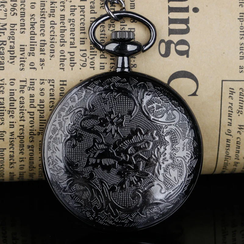 Large Vintage Roman Literal Transparent Quartz Pocket Watch Without Clamshell White Necklace Ladies Fashion Pendant Watch