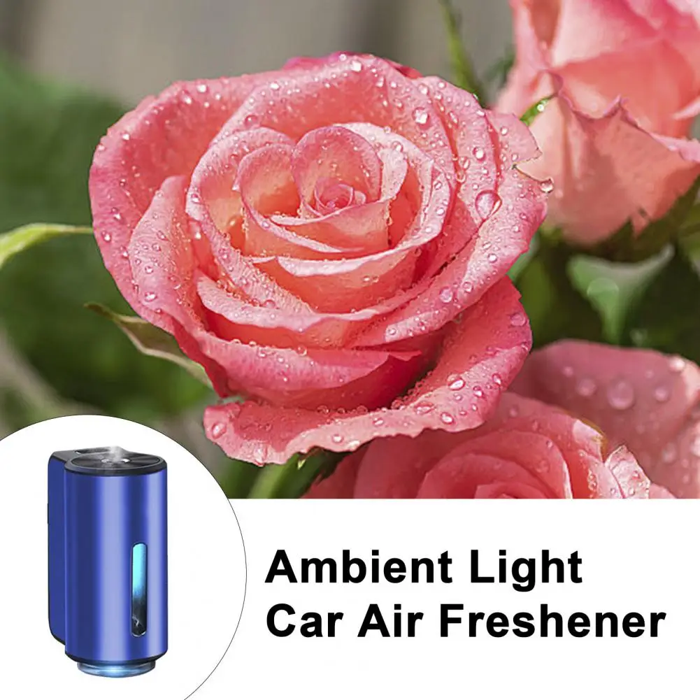 Car Air Freshener Indoor Car Fragrance Dispenser Intelligent Car Diffuser with Ultrasonic Atomizer for Home 3 Spray Modes