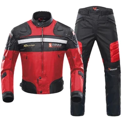 Motorcycle Jacket Men Waterproof Motocross Jackets Motorcycle Pants Wear-resistant Chaqueta Moto Body Armor Moto Jacket Clothing