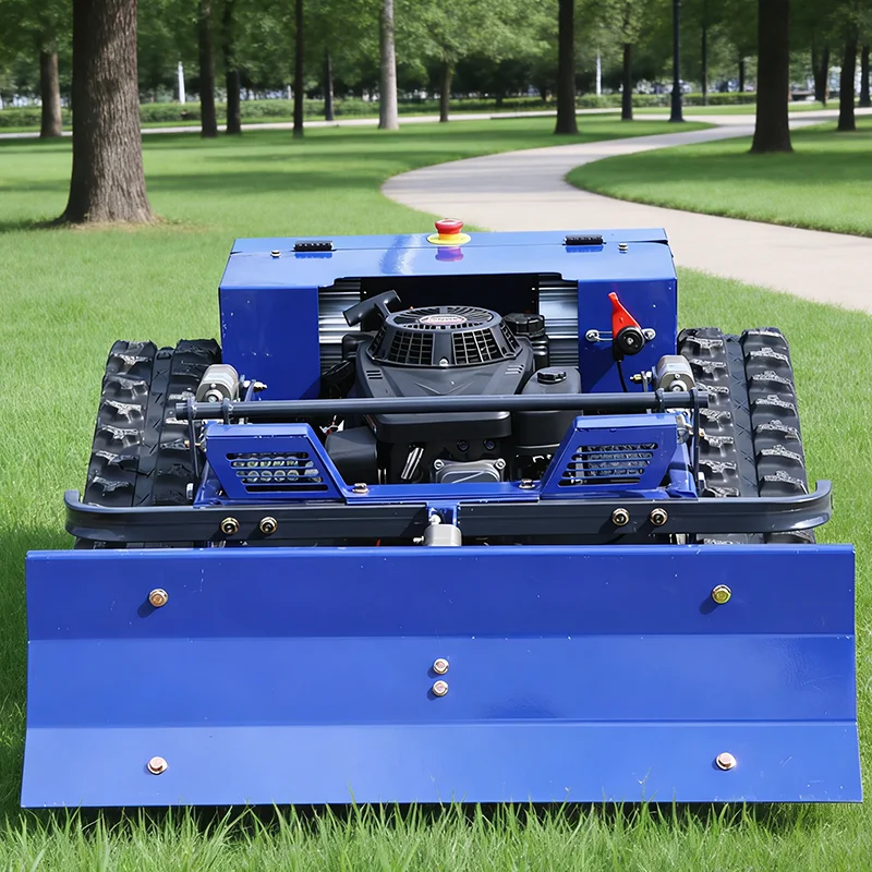 

Индивидуально настраиваемая гусеничная машина для удаления сорняков с дистанционным управлением, предназначенная для ферм, садов, уборки газонов и стрижки травы.