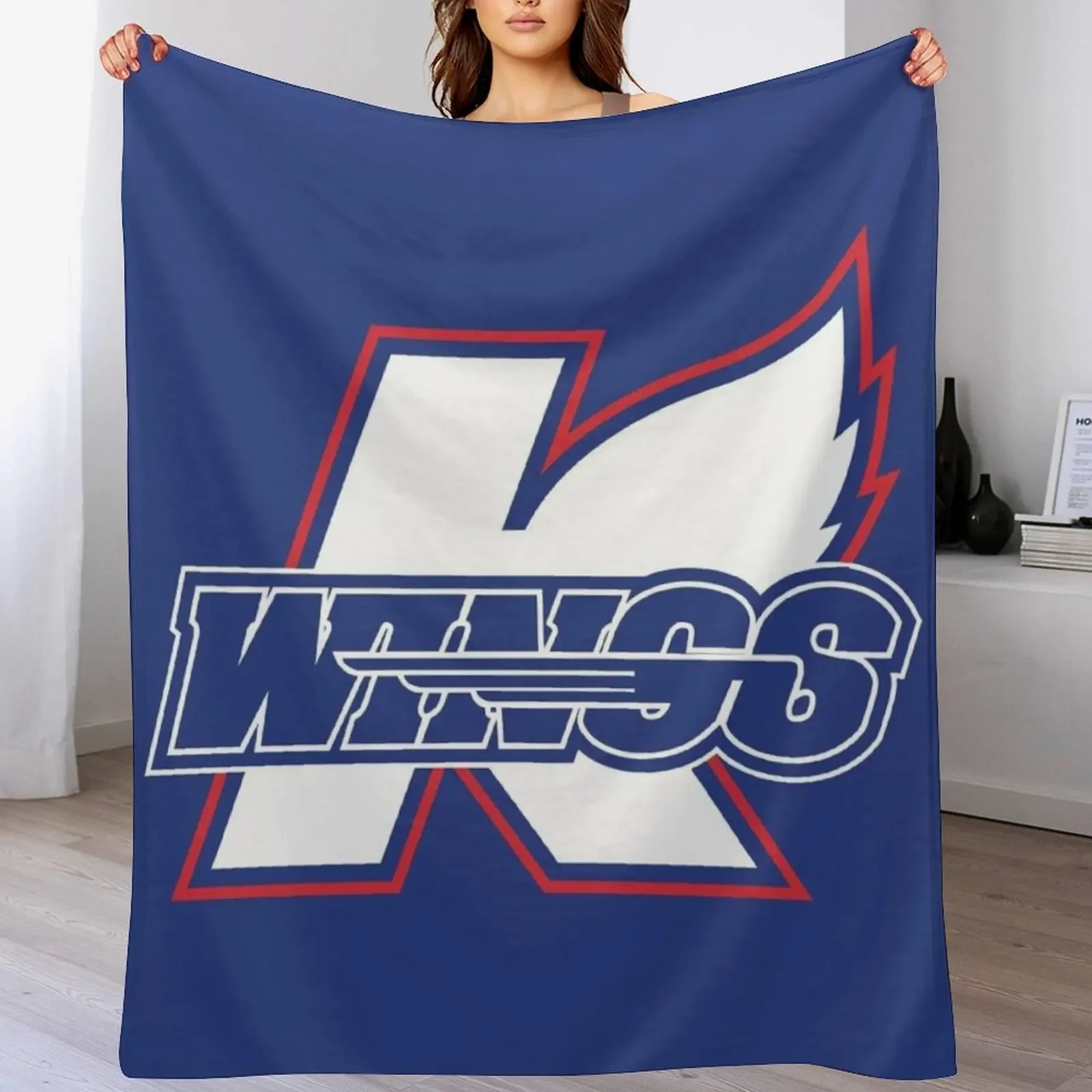

Kalamazoo Wings, Merch Throw Blanket Thins Large Hair Soft Beds Blankets