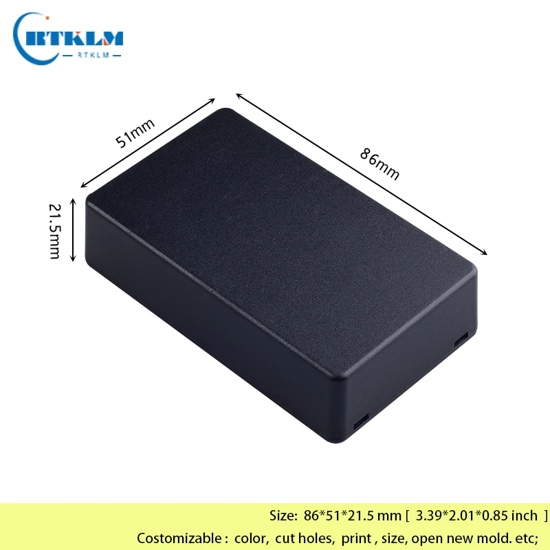 Electronics Plastic Case Plastic Housing Connectors Desktop Box Plastic Enclosure 86*51*22mm