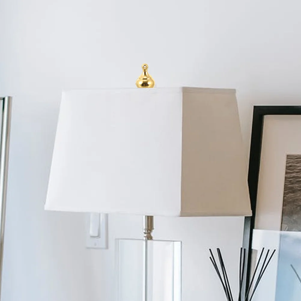 

8 Pcs Lighting Accessories Gold Lamp Finial Shade Holder Finials Decorative Parts Knobs