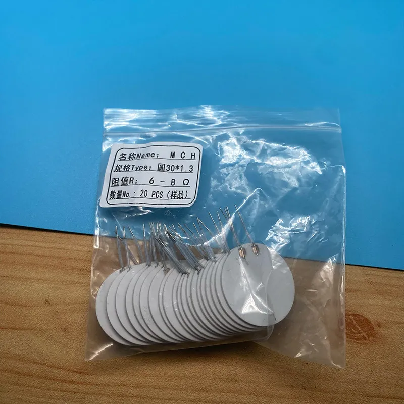 Alumina Ceramic Heating Sheet 3012 6-8 Ohm PTC High-temperature Electronic Ceramic Electric Heating Plate Heating Sheet
