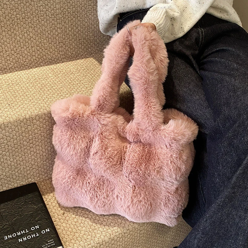 Thumbnail 2 - #49 Faux Fur Shoulder Bags Deals & Discounts