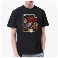 American Illustration Lets summon Demons Lets raise hell t shirt mens Womens Fashion 100% Cotton summer casual Breathable Unisex