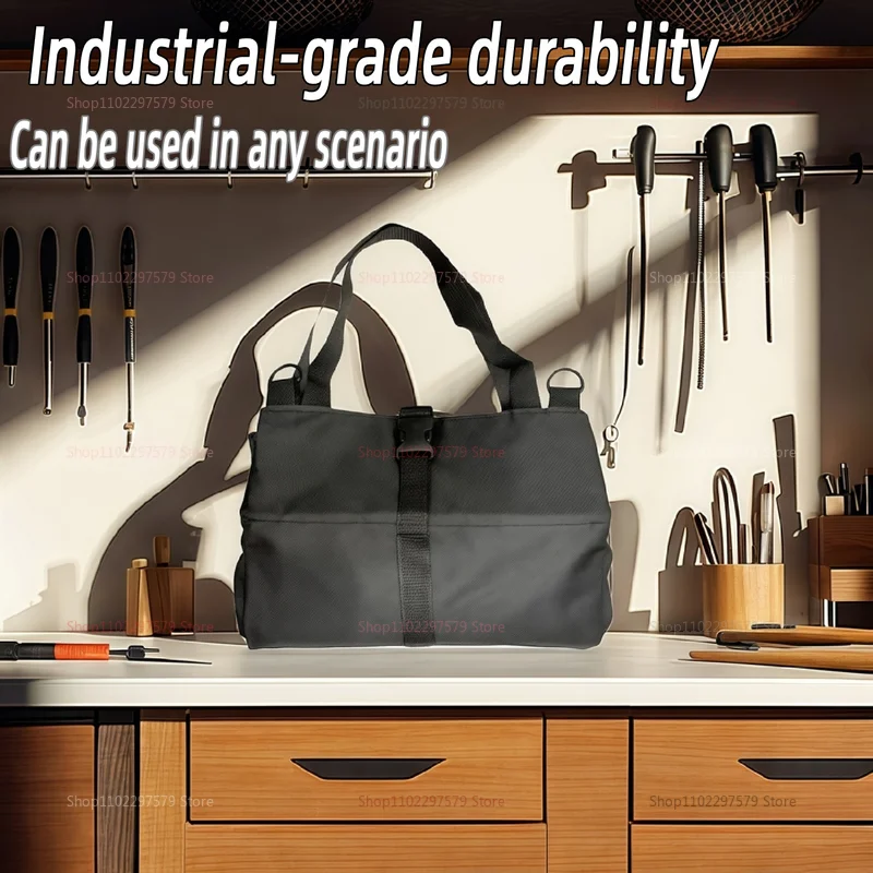 複数のポケット付きの頑丈なツールバッグ、作業者、エンジニア、メンテナンスツール、キャンプ、屋外での使用のための取り外し可能な収納
