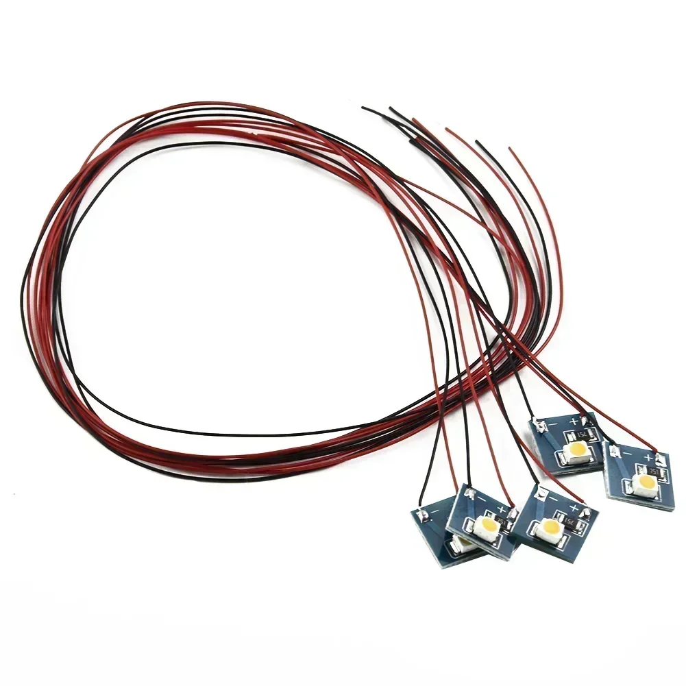 5pcs Model Train Pre-soldered Micro Litz Wired 12v LEDs For Model Railway Building Interior Lighting For Hornby OO HO