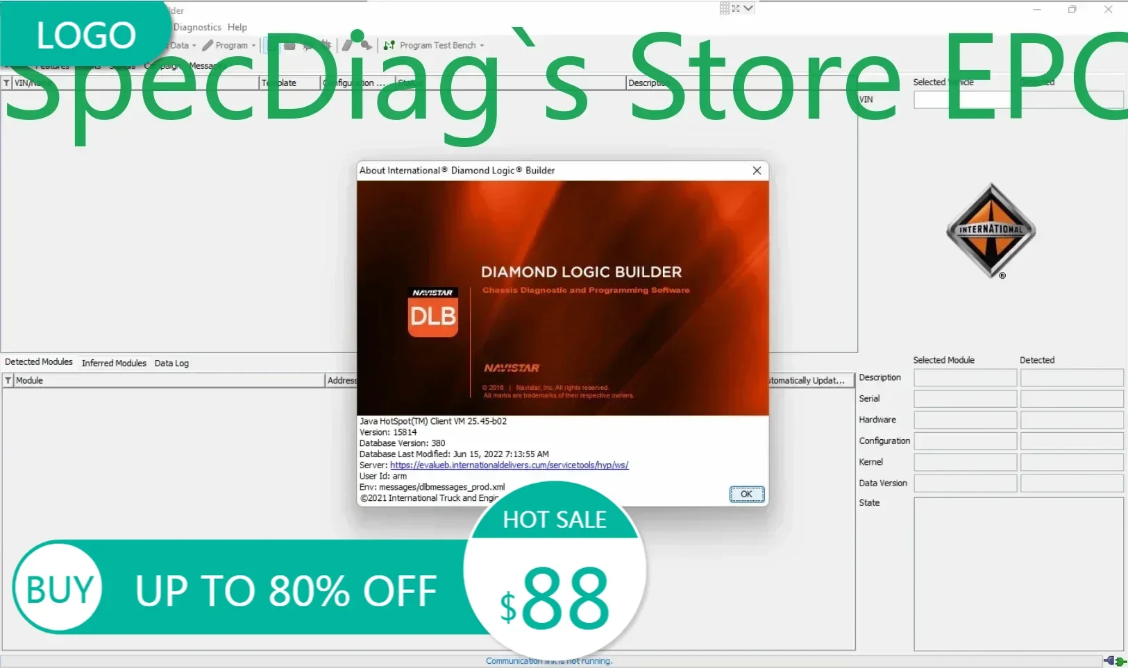 

SpecDiag для международного алмазного логического строителя (DLB Pro) [10,2025]