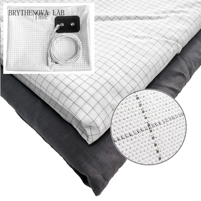 Antistatic Earthing Bed Sheet with Conductive Silver Fiber Release Stress Technology Grounding Sheet for Improved Sleep Quality