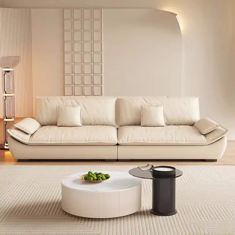 Factory Direct 2026 Top tela con garra de gato vela, sofá de salón estilo crema