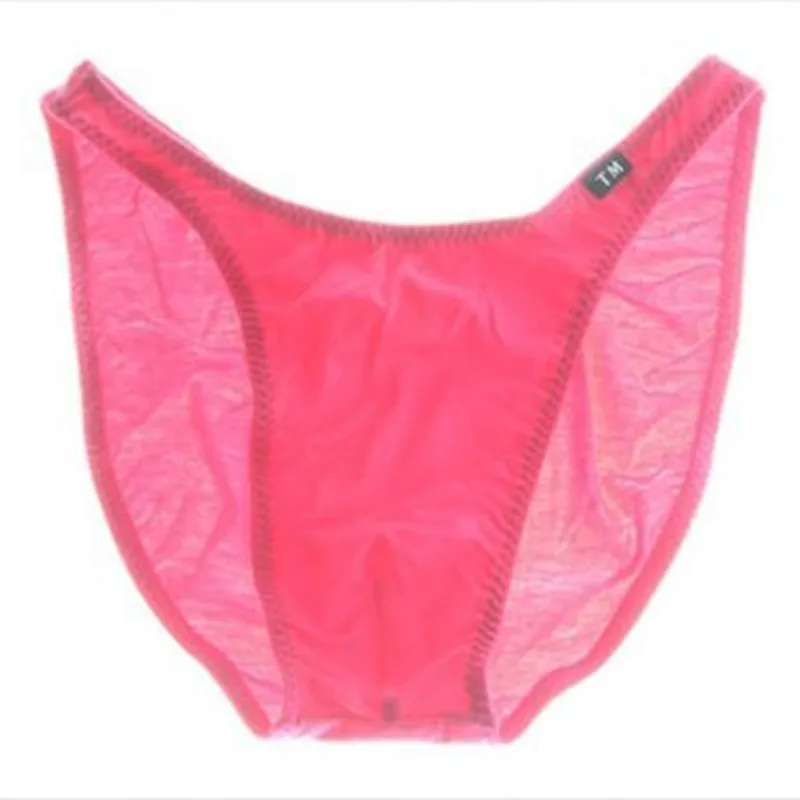 Men Cotton Thong Low Rise Large Pouch Breathable Sport Sexy T-Back Male Underwear Panties