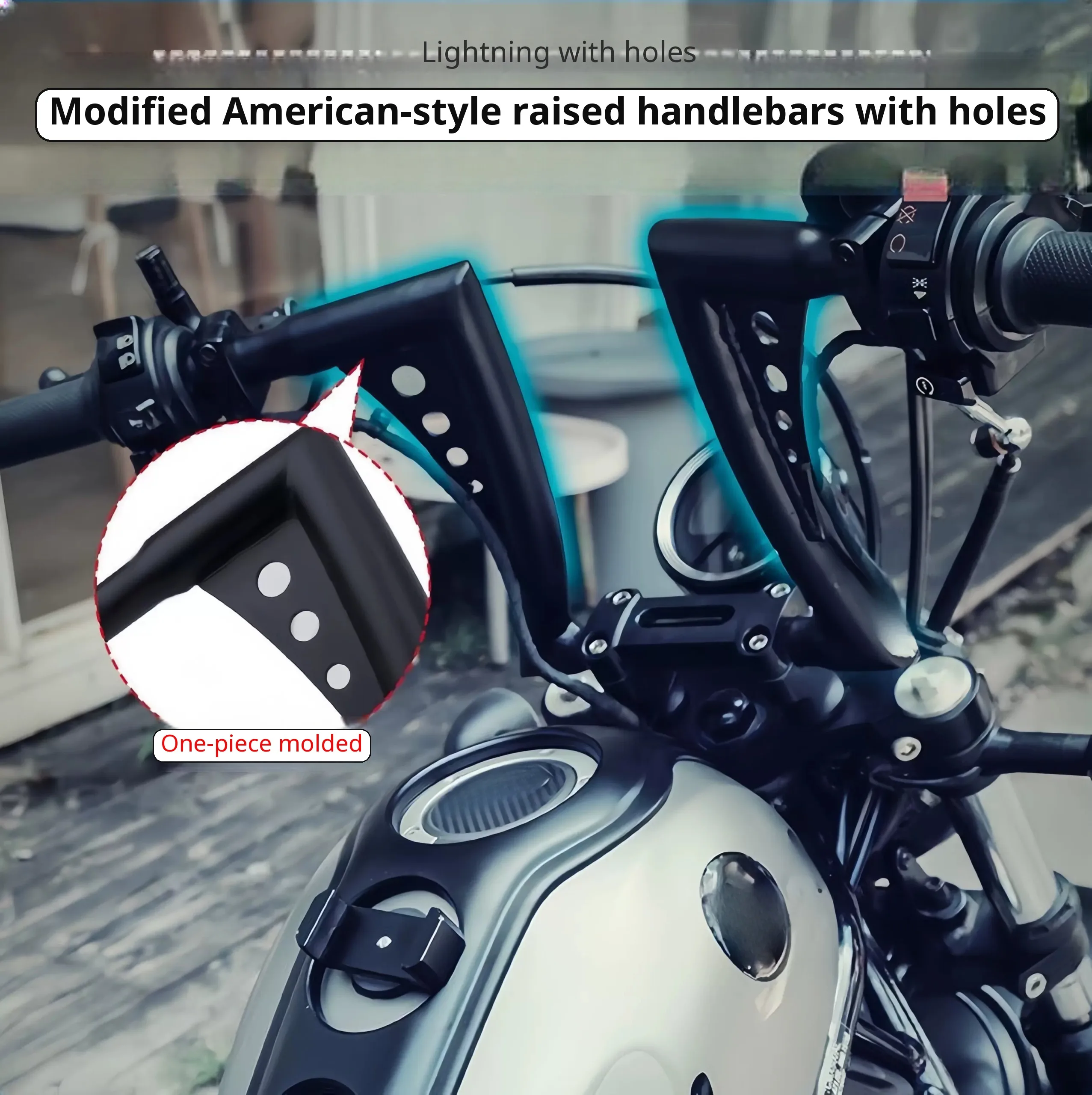 For Honda CM300 CM500 Rebel High Ape Hanger Handlebar Cable Assembly, Extended Throttle Clutch Line Kit Motorcycle Mod Parts