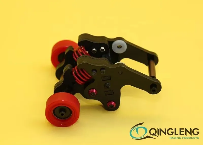 

High-strength high-abrasion all-nylon material spring-buffered raised tail wheel for 1:10 Traxxas EREVO E-REVO