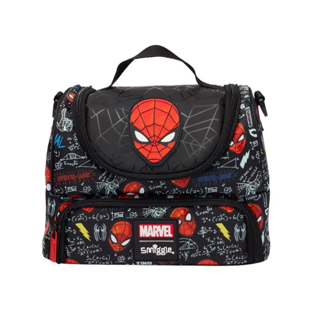 Marvel Spiderman Children Stationery Student School Bag Crossbody Lunch Bag Lunch Box Wallet Pencil Case Water Cup Birthday Gift