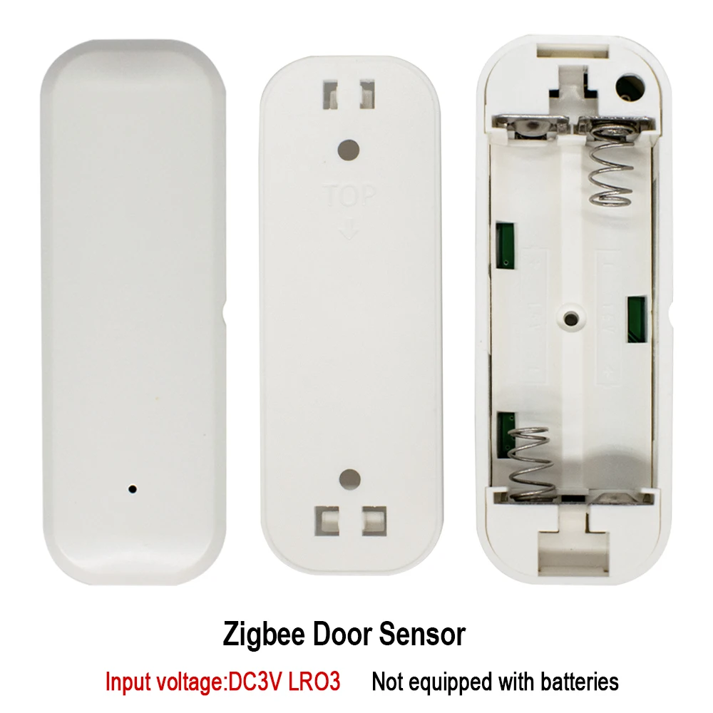 Tuya Zigbee 3.0 Door Window Sensor Smart Home Door Open Closed Detector Smart Life App Control Home Security Alarm System