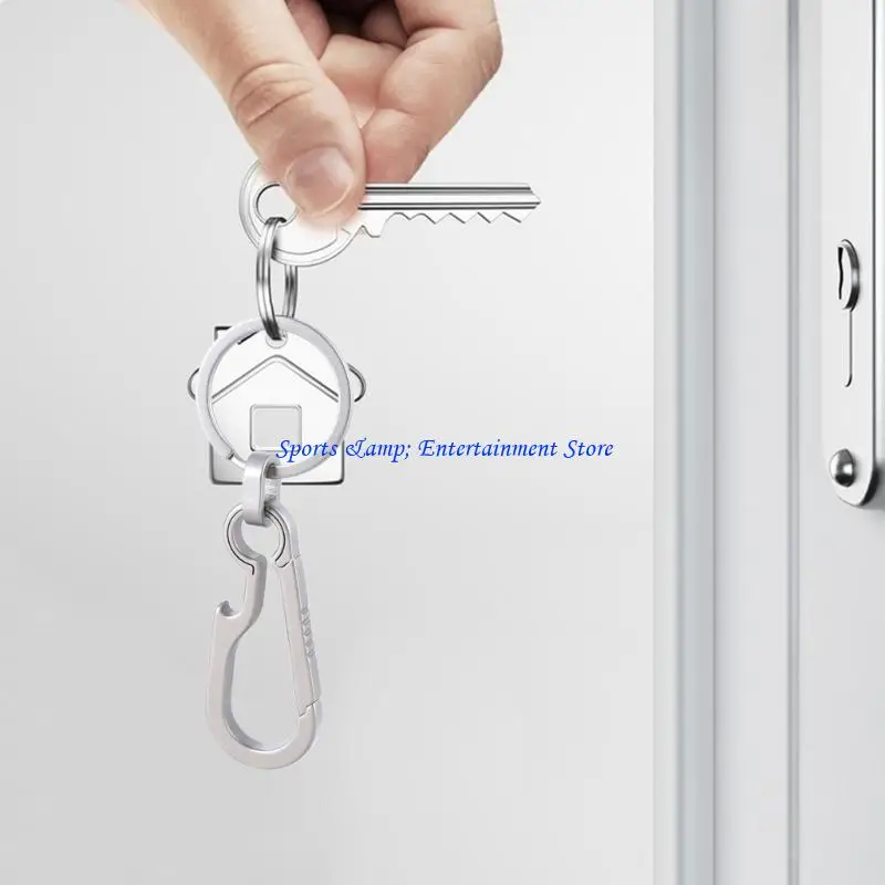 

G7NF Быстросъемные брелки Прочный держатель для ключей с зажимом для ремня и открывалкой для бутылок