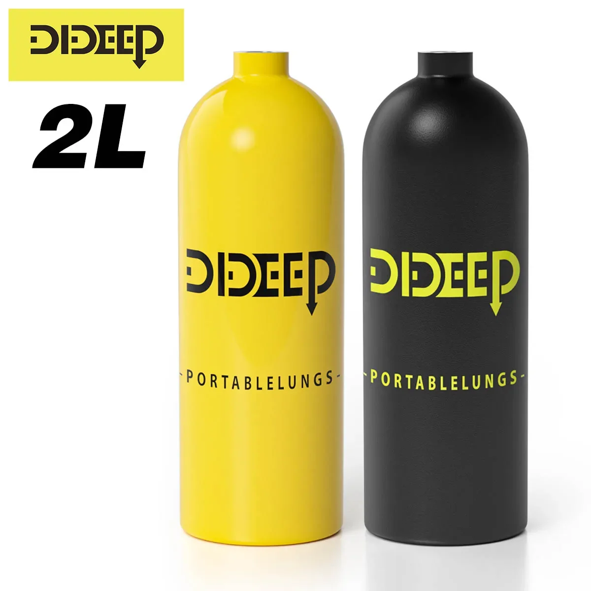 

DIDEEP 2L Scuba Diving Cylinder Oxygen Tank Dive Respirator for Snorkeling Breath Bucear Diving Equipment(Only Oxygen Tanks)