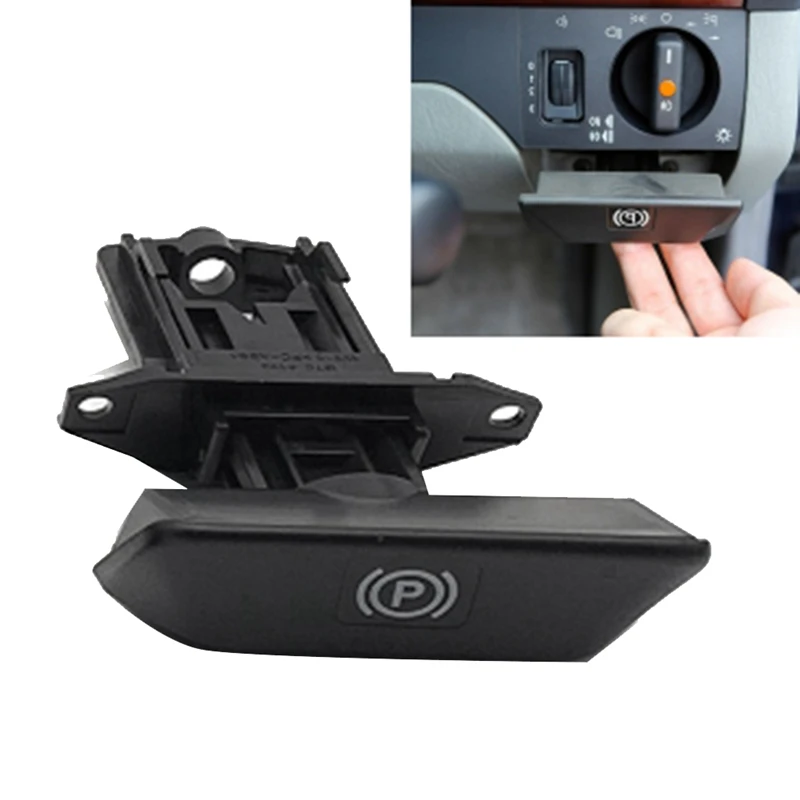 Car Handbrake Switch Parking Brake Release Handle With Base For Mercedes Benz E Class W210 2104270020 RHD