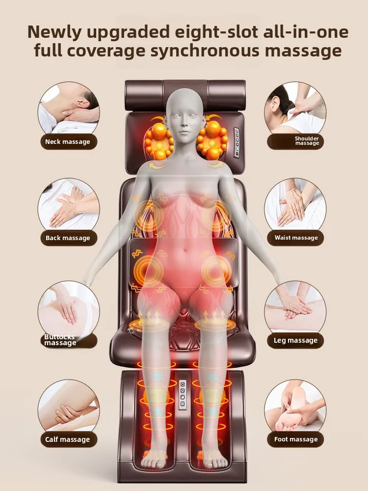 Massager cervical back waist multifunctional mattress full body automatic kneading instrument home chair massage pad