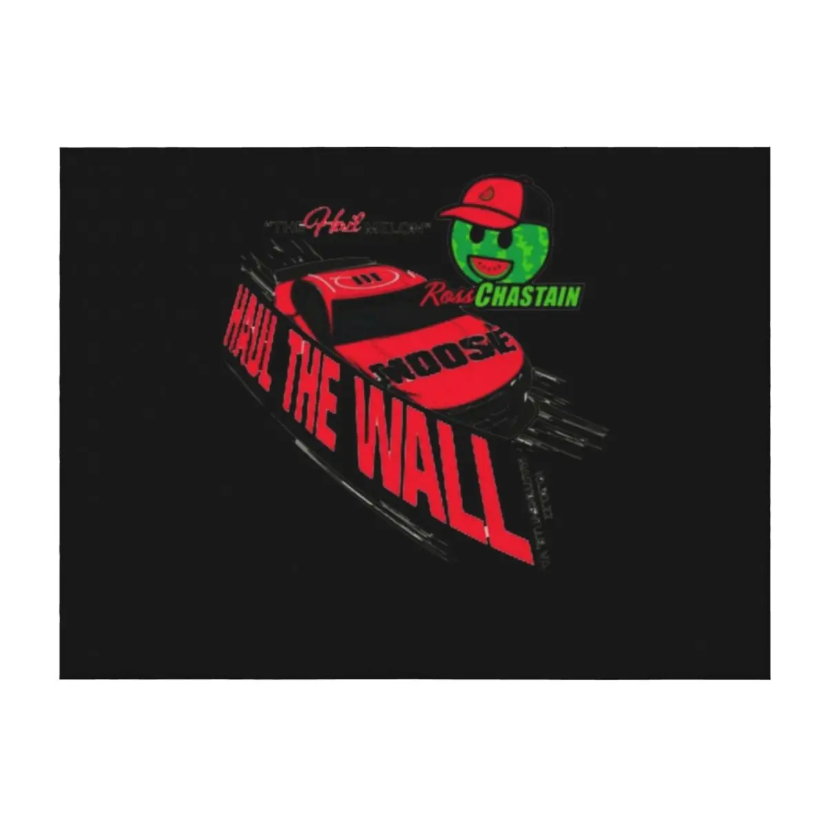 

Ross Chastain Haul The Wall Hail Melon Throw Blanket Heavy anime blankets and throws Luxury Designer Blankets