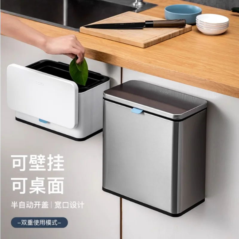 

Без изгиба, кухонный мусорный бак, подвесная столешница для сортировки пищевых отходов из нержавеющей стали