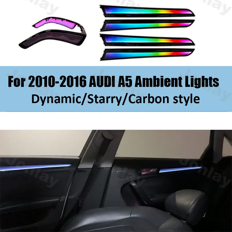 

Jonlay Ambient Light For 2010-2016 Audi A5 B8 Atmosphere Lamp Decorative Trim Lighting Car Mood Light Auto Interior