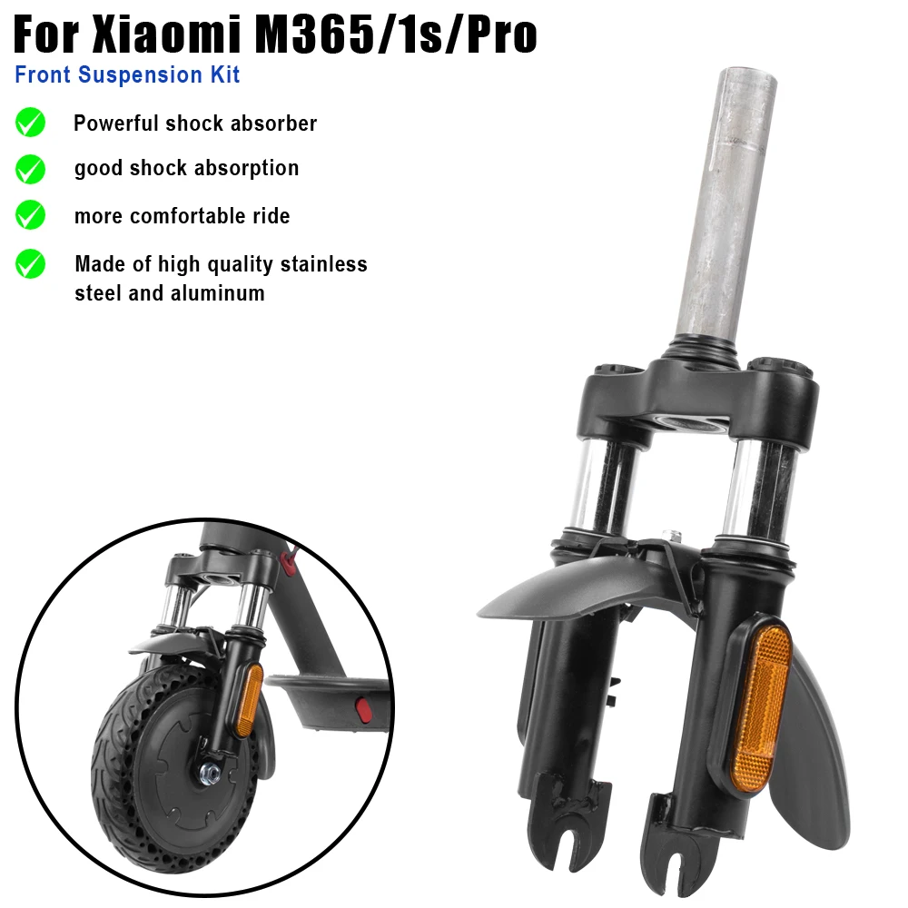Kit Sospensione Anteriore Idraulica Per Xiaomi M365/Pro/Pro2/1S – Con Cavalletto E Parafango