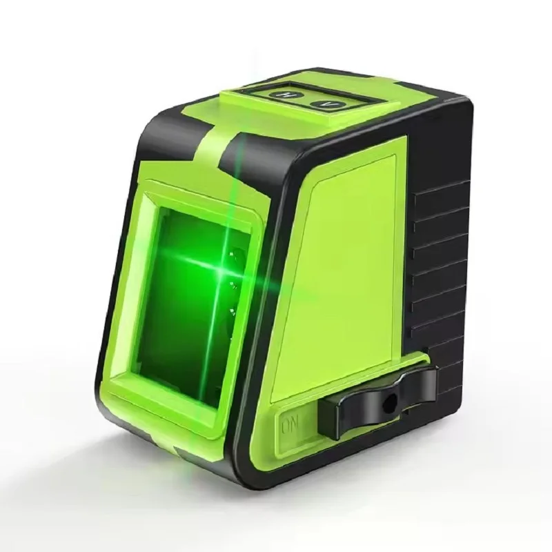 Heipoe green beam 2 Lines Cross Line Mini Self Leveling Laser level With Double Laser Diodes