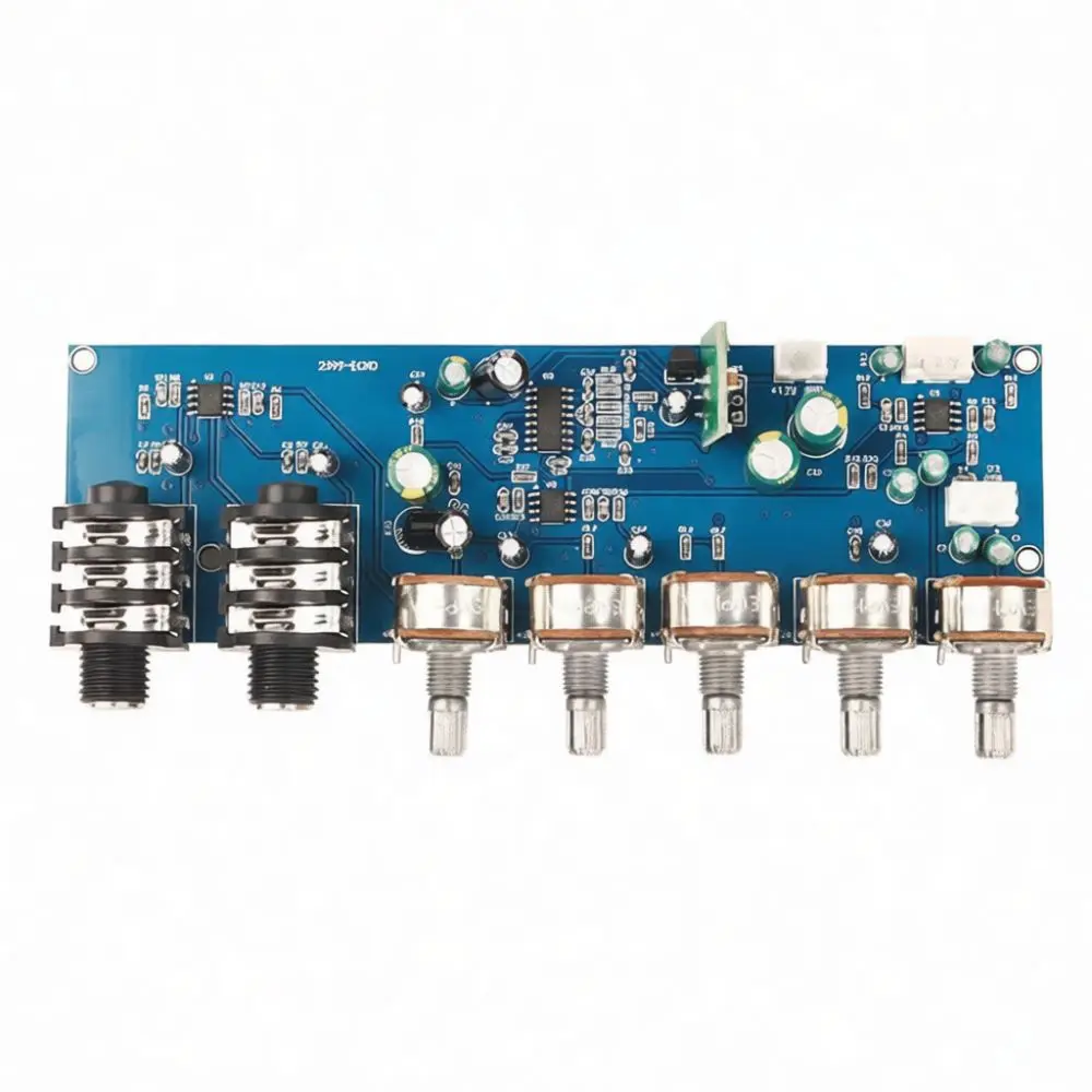 Professional Microphone Preamp Board PT2399 Karaoke Echo Delay Reverberation Processor Signal Booster For Audio Tuning System