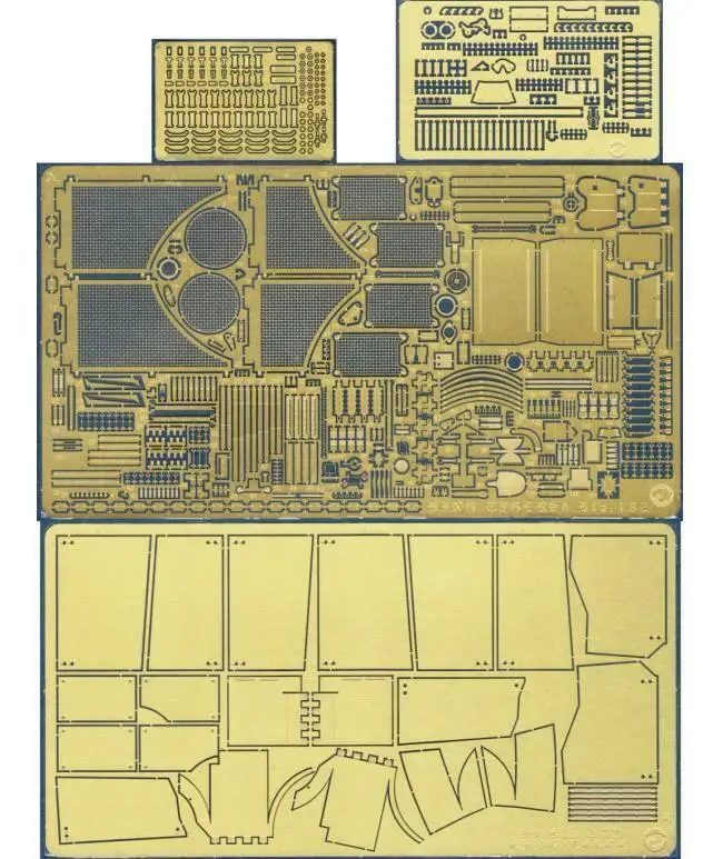 1/35 Precision Etched Sheet for WWII German King Tiger Heavey Tank & Jagdtiger