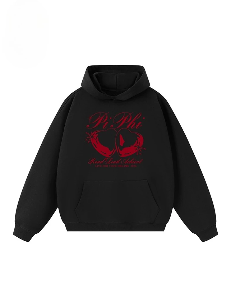 

Новая толстовка с буквенным принтом в форме сердца осень/зима 2025 — это модный спортивный и повседневный топ для мужчин, так и для женщин.