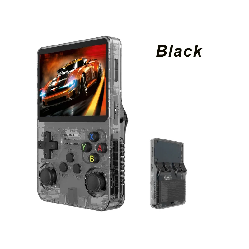 

128G Retro Handheld Game Console Linux System 3.5 Inch IPS Screen Portable Pocket Video Player 2 Joystick 64G Games Kid Gift