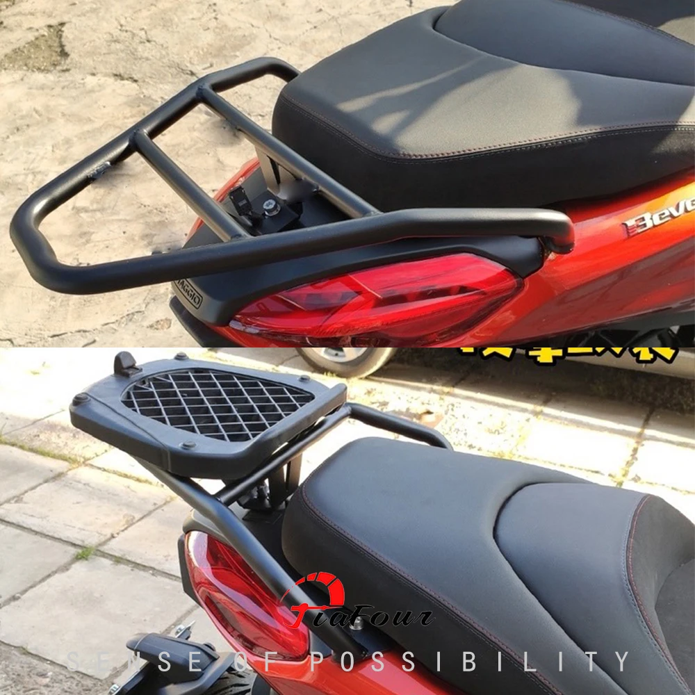 

Rear Tail Rack Fit For Beverly 300 Beverly 400 Beverly 400S 2021-2026 Suitcase Luggage Carrier Board Luggage Rack Shelf