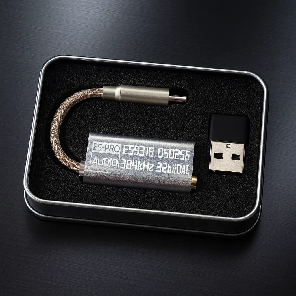 Winter HiFi USB Type-C DAC | ESS ES9318 Independent Decoder | 384kHz 32bit PCM | DSD256 Support | Portable Audio Upgrade