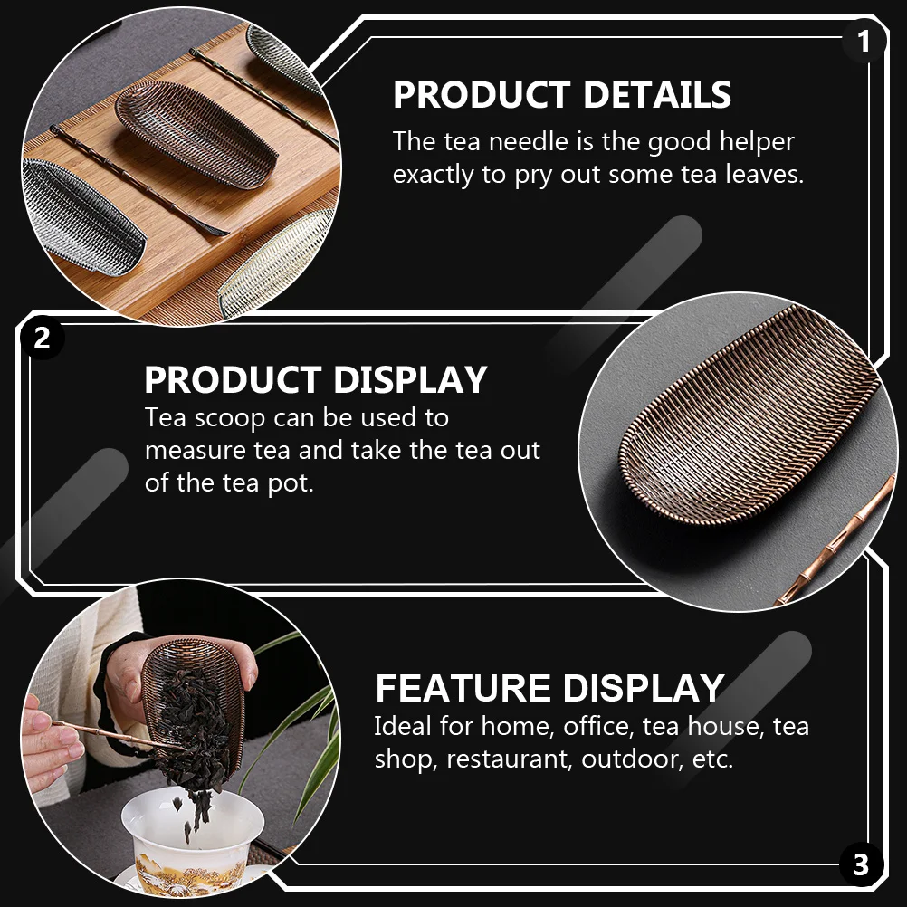 

2pcs With Needle Kung Fu Shovel For Ceremony Accessories Home Scoop Office Outdoor Tea Tools Set Tea Accessories