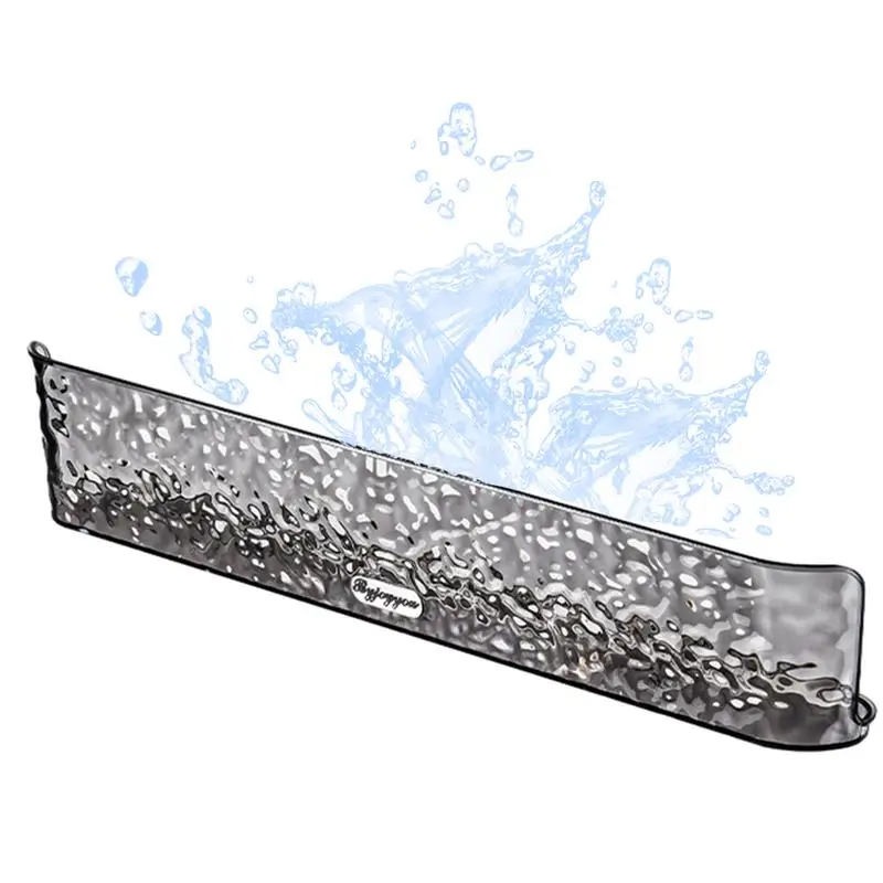 

Sink Water Splash Guard Anti-splashing Dish Washing Protector Vegetable Cleaning Barrier For Restaurant Home