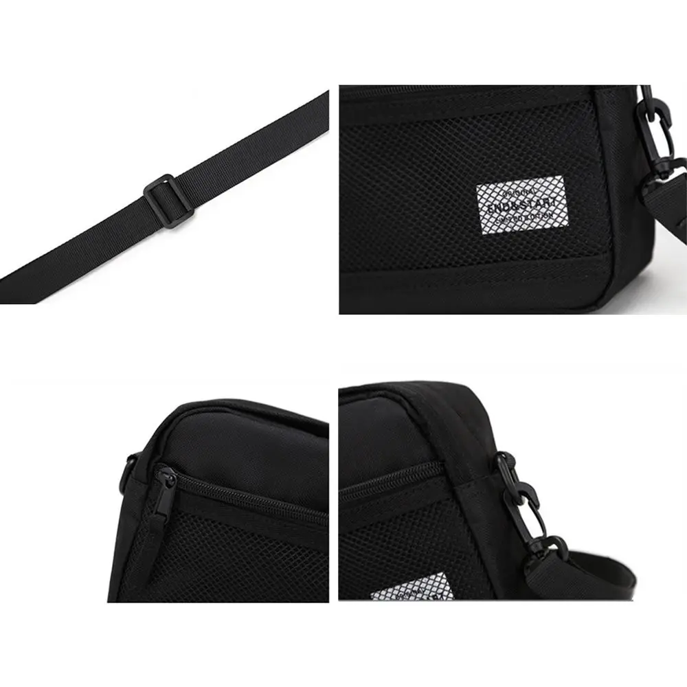 

Oxford Cloth Men Crossbody Bag Adjustable Strap Multi-pockets Sling Shoulder Bag Large Capacity Removable Messenger Bag