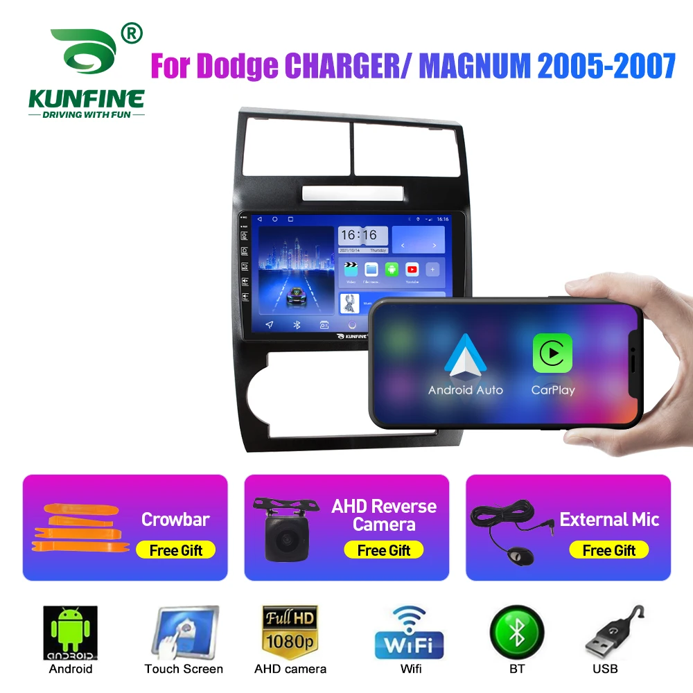 Car Radio For Dodge CHARGER/ MAGNUM 2Din Android Octa Core Car Stereo DVD GPS Navigation Player Multimedia Android Auto Carplay