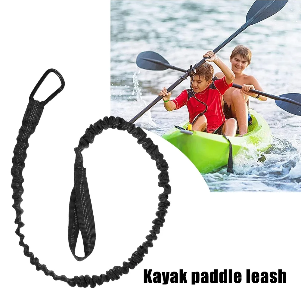 Kajak-Paddel-Leine Spiralschnur für Kanu SUP Paddleboard Anti-Verlust-Seil Angelruten-Befestigungsband für Boote