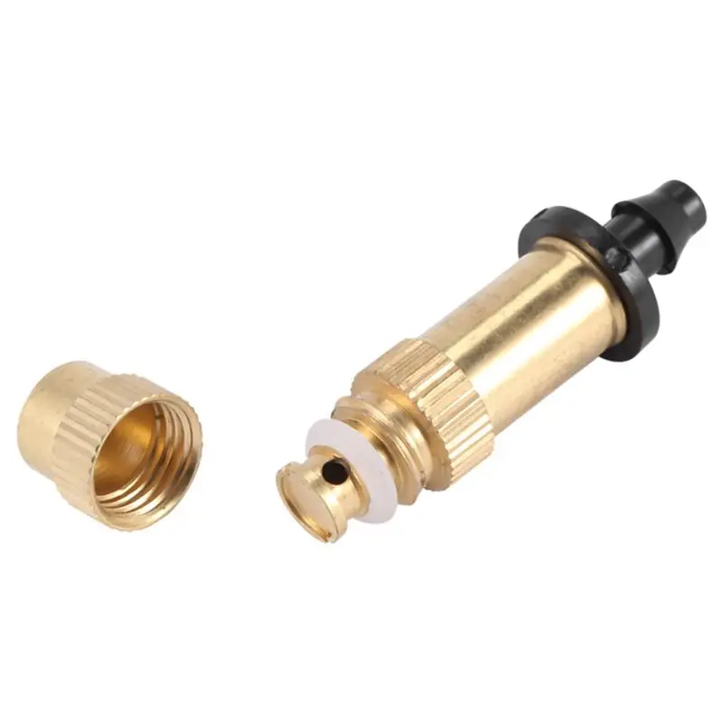 COFA 30Pcs Watering Nozzle Adjustable Copper Irrigation Water Fog Sprinkler Head Mini Misting Greenhouse Accessories