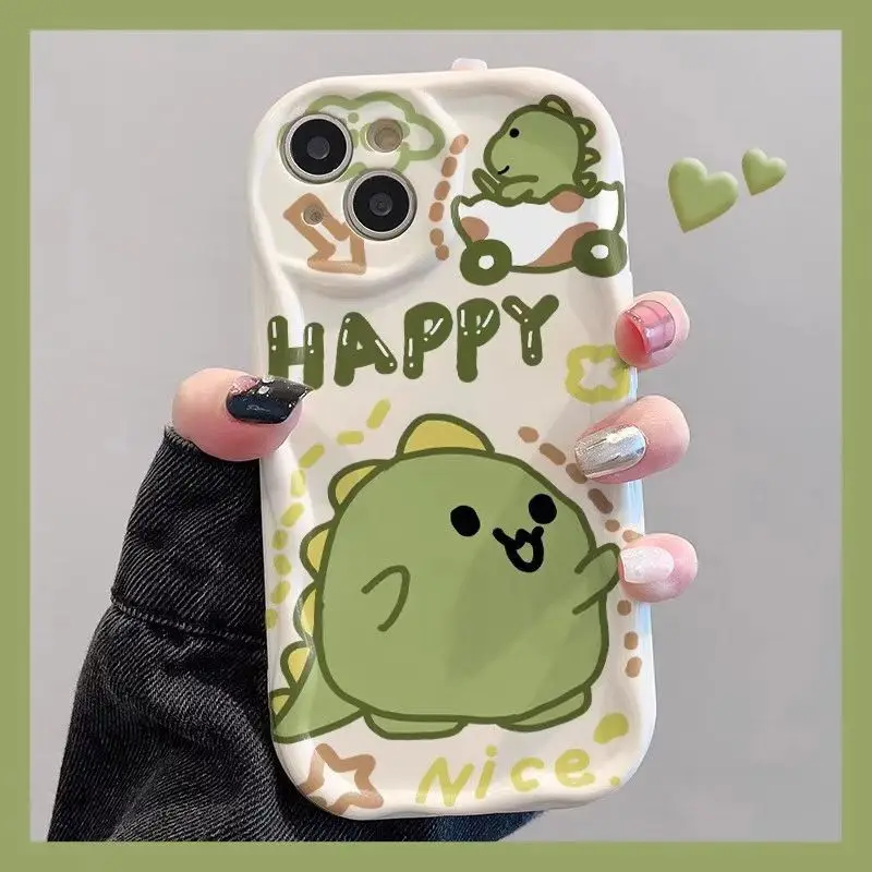 

Новый чехол для телефона с принтом динозавров INS для iPhone 16, 15, 14, 13, 12, 11, 8, 7 6, 6S XS X XR Mini Pro Max Plus, противоударный мягкий чехол
