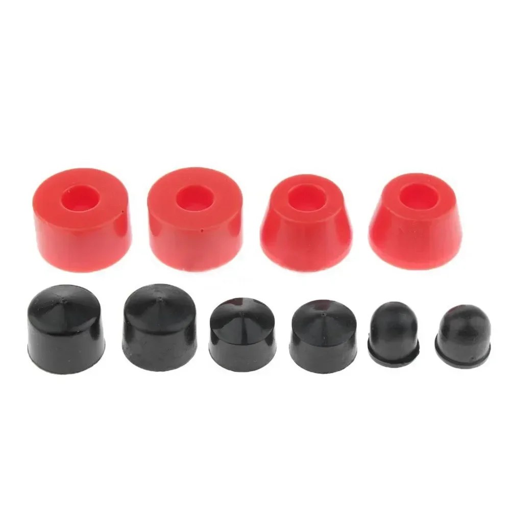 10Pcs Skateboard Truck Bushings Longboard PU Shock Absorber Bushings Washers Pivot Cups Outdoor Scooter Skateboard Accessories